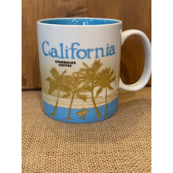 Starbucks Other - Starbucks Collector Series California Mug '09 Global Icon 16oz Palm Tree Redwood